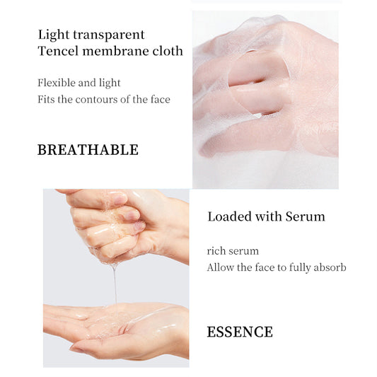 Maschera Viso Idratante al Miele e Fullerene - 10 Pezzi