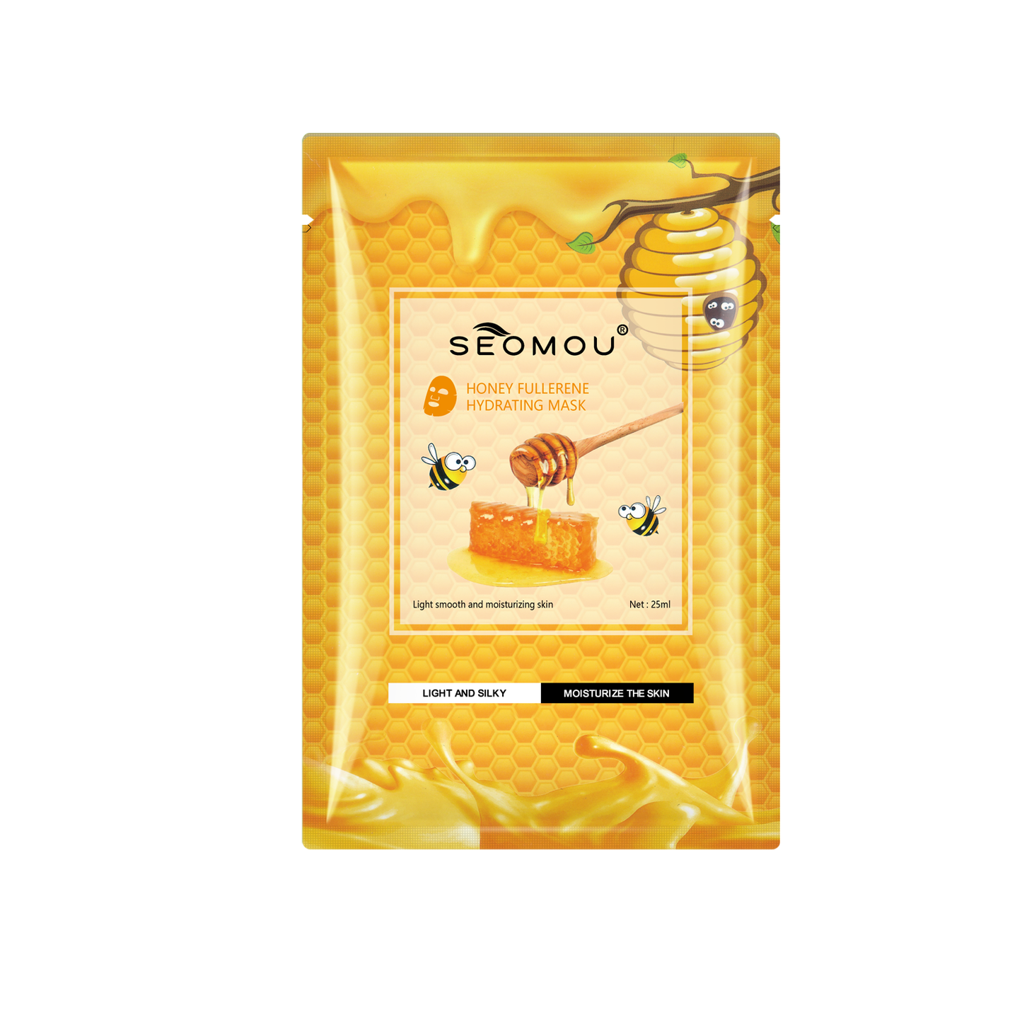 Maschera viso idratante al miele e fullerene Célyne 10 pezzi
