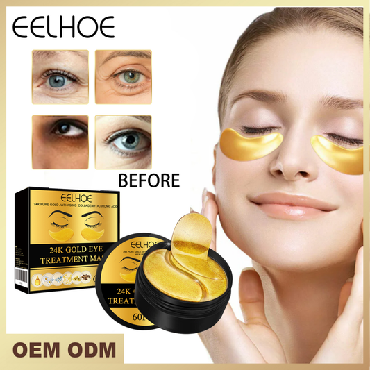 Maschera Contorno Occhi all'Oro 24K - 60 Pezzi