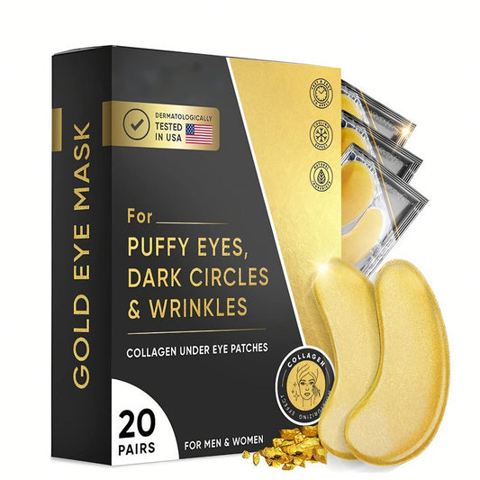 Patch Contorno Occhi in Oro Célyne - Maschera Illuminante Luxury per lo Sguardo